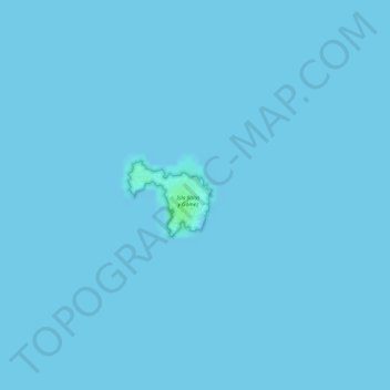 Topografische Karte Isla Salas y Gómez, Höhe, Relief