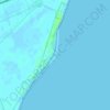 Topografische Karte Playa Paraiso, Höhe, Relief