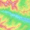 Topografische Karte Pflerschtal, Höhe, Relief