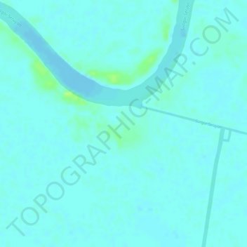 Topografische Karte Seruyan River, Höhe, Relief