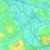 Topografische Karte Webbekoms Broek, Höhe, Relief