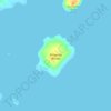 Topografische Karte Mosquito Island, Höhe, Relief