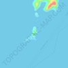 Topografische Karte Malcapuya Island, Höhe, Relief