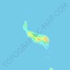 Topografische Karte Camanga Island, Höhe, Relief
