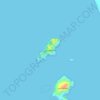 Topografische Karte Isla Pajarera, Höhe, Relief