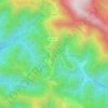 Topografische Karte Верхнерусское Лоо, Höhe, Relief