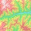 Topografische Karte Subansiri River, Höhe, Relief