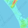 Topografische Karte White Beach Boracay, Höhe, Relief
