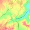 Topografische Karte Paraje Natural Karst en Yesos de Sorbas, Höhe, Relief