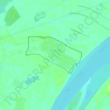 Topografische Karte Repolovo, Höhe, Relief