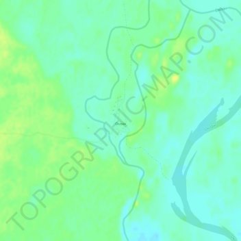 Topografische Karte Оклан, Höhe, Relief