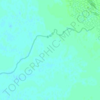 Topografische Karte 奎屯河, Höhe, Relief