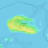 Topografische Karte Brownsea Island, Höhe, Relief
