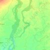 Topografische Karte Subansiri, Höhe, Relief