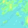 Topografische Karte State Island, Höhe, Relief