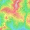 Topografische Karte Красная Воля, Höhe, Relief