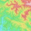 Topografische Karte Сочи, Höhe, Relief