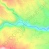 Topografische Karte Manupali River, Höhe, Relief