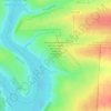Topografische Karte Линия разграничения между основной частью Украины и ОРДЛО (отдельными районами Донецкой и Луганской областей), Höhe, Relief