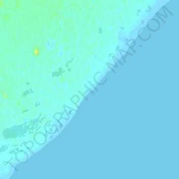 Topografische Karte Bray Island, Höhe, Relief