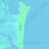 Topografische Karte Seabrook Beach, Höhe, Relief