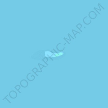 Topografische Karte Culebra Island, Höhe, Relief