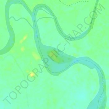 Topografische Karte Cravo Sur, Höhe, Relief