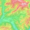 Topografische Karte Val Seriana, Höhe, Relief