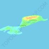 Topografische Karte Pulau Medang, Höhe, Relief
