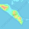 Topografische Karte Isla Santa Margarita, Höhe, Relief