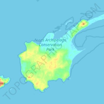 Topografische Karte Saint Peter Island, Höhe, Relief