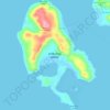 Topografische Karte Ambulong Island, Höhe, Relief