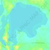 Topografische Karte Kitchi Lake, Höhe, Relief