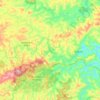Topografische Karte Rio do Carmo, Höhe, Relief