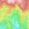 Topografische Karte Le Pont-de-Montvert, Reliefkarte, Höhenkarte