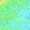 Topografische Karte Saussan, Reliefkarte, Höhenkarte