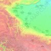 Topografische Karte Regierungsbezirk Kaxgar, Höhe, Relief