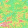 Topografische Karte Mariazell, Höhe, Relief