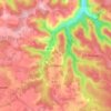 Topografische Karte Cambayrac, Reliefkarte, Höhenkarte