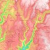 Topografische Karte Brommat, Reliefkarte, Höhenkarte