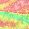 Topografische Karte Plumelec, Höhe, Relief