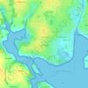 Topografische Karte Sud-Ouest - Conleau, Höhe, Relief