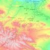 Topografische Karte 乌鲁木齐县 ئۈرۈمچى ناھىيىسى, Höhe, Relief