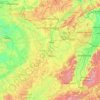 Topografische Karte Grand Est, Höhe, Relief