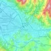 Topografische Karte Firenze, Reliefkarte, Höhenkarte