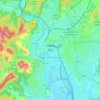 Topografische Karte Alès, Reliefkarte, Höhenkarte