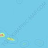 Topografische Karte Amerikanisch-Samoa, Höhe, Relief